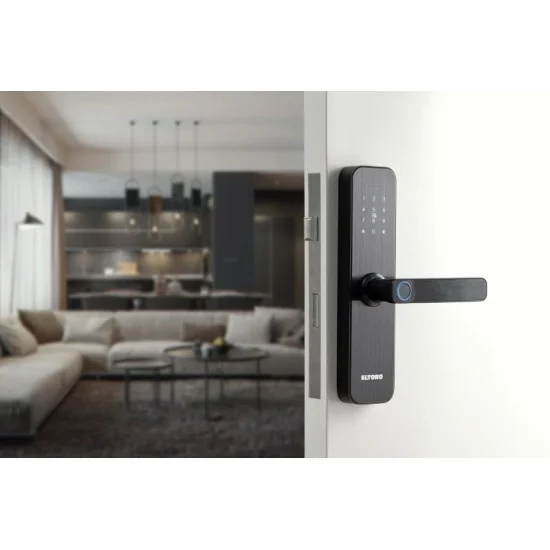 Eltoro Smart Lock + Access Card For The Smart Lock 2 Pcs - Black